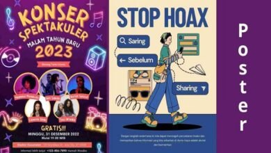 perbedaan poster dan infografis